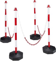 Chain Barrier made of Plastic