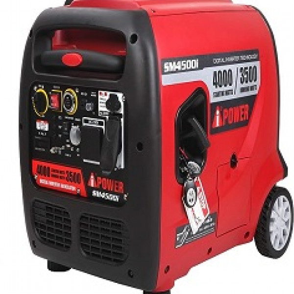 AiPower SM4500i 4000-Watt Remote Control Silent Inverter Generator